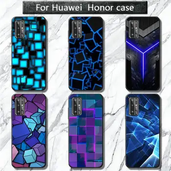 Etui do telefonu cube Neon dla Huawei Honor 30 20 10 9 8 8x 8c v30 Lite view 7a5 telefon.7 cali 5A Play