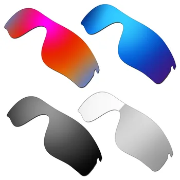 Hkuco Męskie wymienne soczewki polaryzacyjne na okulary RadarLock Path -Czerwony/Niebieski/Czarny/Фотохромизм 4 Pary