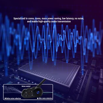 IP67 Bluetooth kompatybilne Słuchawki Ręczne zestaw Słuchawkowy Muzyka Słuchawki Bezprzewodowe Rekwizyty Domofon dla 6 Zawodników Wodoodporny