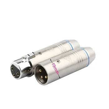 Złącze XLR 3-pinowe Złącze Dla Mężczyzn I Kobiet Lut 11 mm Mikrofon, Audio, Obudowa Ze Stali Nierdzewnej Głośnik Terminal