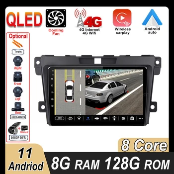 QLED/ekran Dotykowy IPS Android 11 Do MAZDY CX 7 CX - 7 2008-2015 Samochodowy Радиоплеер Multimedialny Wideo GPS Nawigacji odtwarzacz Radia