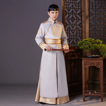 Hanfu Film TV Sceniczna odzież Narodowy strój Starożytnego księcia Cosplay strój Tradycyjny Chiński Odzież dla mężczyzn opera
