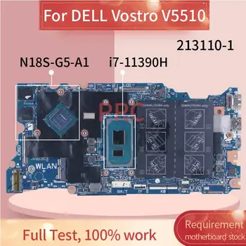 DELL Vostro V5510 i7-11390H płyta główna laptopa 213110-1 09W03D SRKSL N18S-G5-A1 2 GB płyta główna laptopa