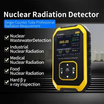 GC-01 NOWY Licznik Geigera Detektor Promieniowania Jądrowego Osobisty Dawkomierz Rentgenowskie Γ-Ray Β-Ray Tester Radioaktywności wyłożona kafelkami Detektor