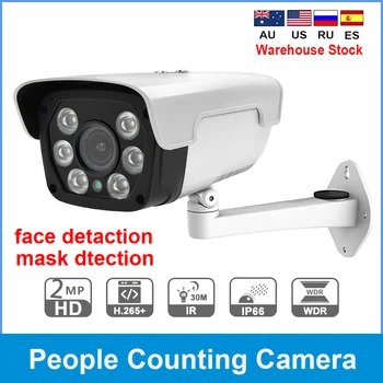 Liczenie ludzi kamera IP PoE IR 30 M 4-krotny Zoom Optyczny Maska/Detekcja ruchu Inteligentna Sygnalizacja Ostrzegawcza StarLight Monitoring