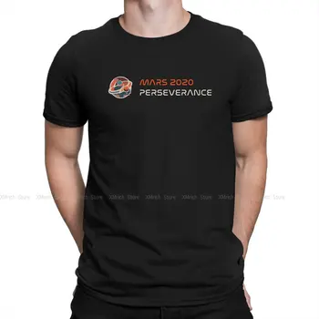 Męskie Fajne Koszulki Mars 2020 Perseverance Exploration Rover 100% Bawełniane Bluzki Z Humorem I Krótkim Rękawem, t-shirt z Okrągłym Dekoltem, Prezent Na Urodziny