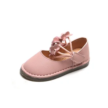 CUZULLAA/Демисезонная dla Dzieci obuwie dla dziewczyn 1-3-6 lat; Modelowe buty Księżniczki z kwiatowym wzorem; dla Dzieci miękkie, skórzane buty 21-30
