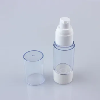 kosmetyki butelki jasności 30ml безвоздушная kosmetyczne z pompą, butelką podciśnienia do plastikowych butelek śmietanka oczy