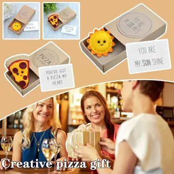 Mini pizza w pudełku od zapałek / Zabawki z skrzynią Na Halloween boże Narodzenie Prezenty dla Dzieci W0i0