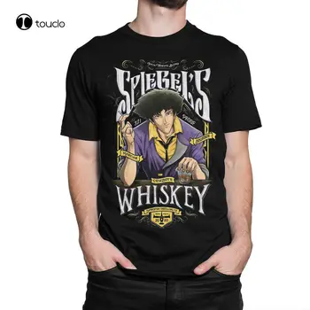 Oryginalna Sztuki t-Shirt Spiegel Whiskey, Kowbojski t-Shirt z anime Bop, Koszulka Na Zamówienie, Nastoletnie t-Shirt Unisex z druku Cyfrowego
